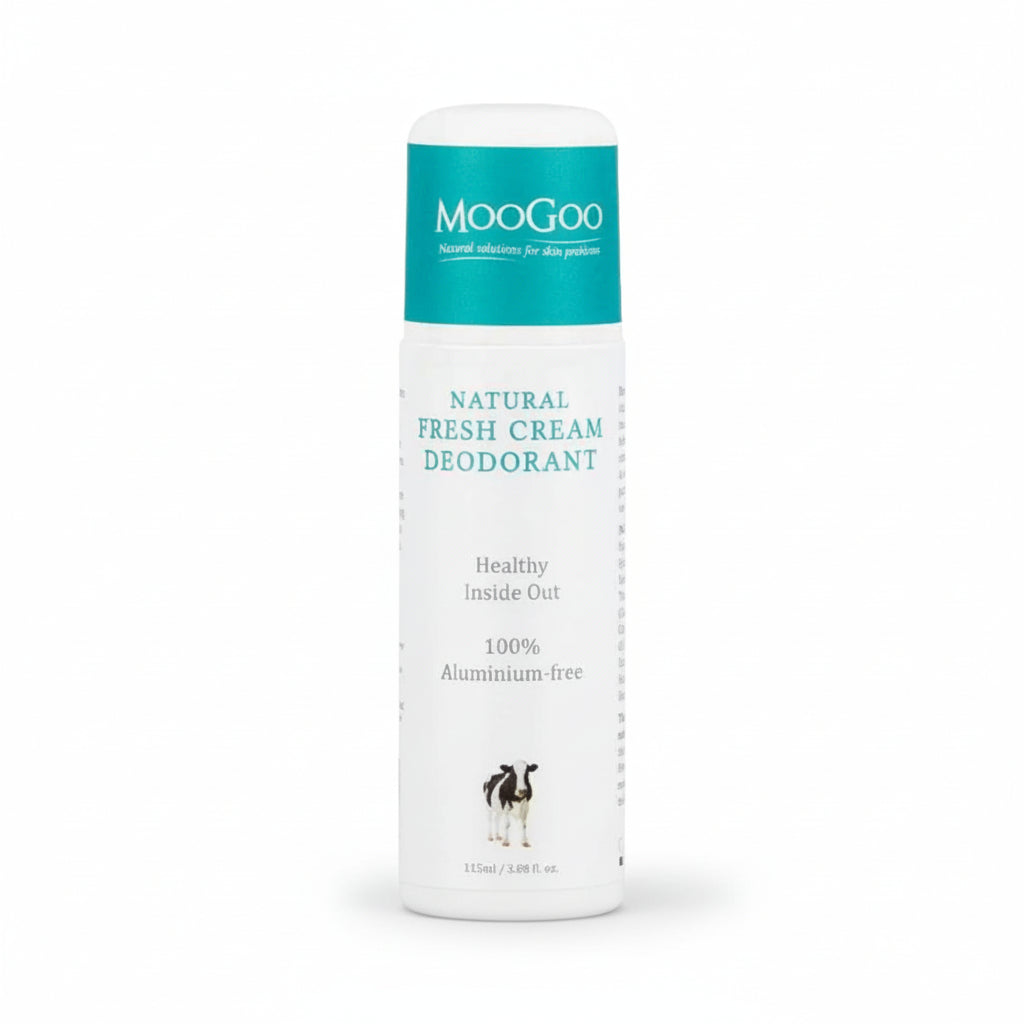 MooGoo Natural Fresh Cream Deodorant aluminium free roll on deodorant for daily clean living