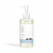 Round Lab 1025 Dokdo Cleansing Oil 200ml in clear pump bottle on white background