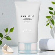 SKIN1004 Centella Hyalu-Cica Moisture Cream tube on a clean surface with soft natural elements
